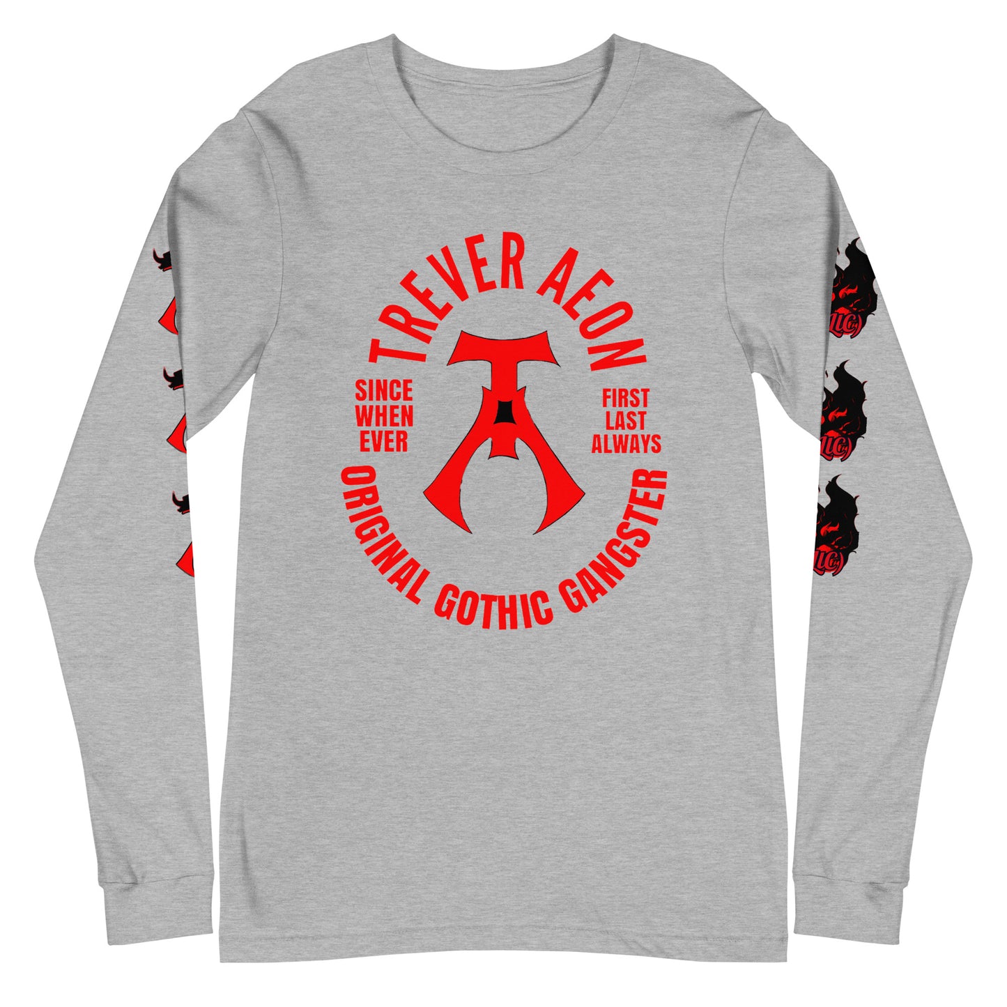 Unisex Long Sleeve Original Gothic Gangster Tee