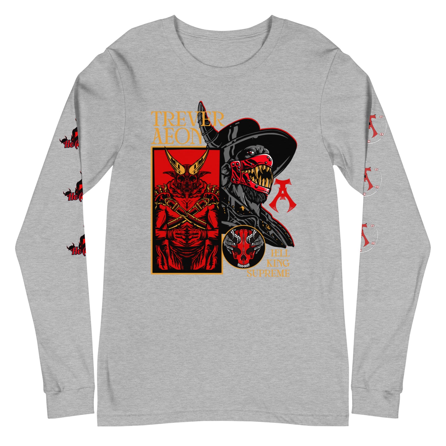 Of The Dead Designs Hell King Supreme Long Sleeve