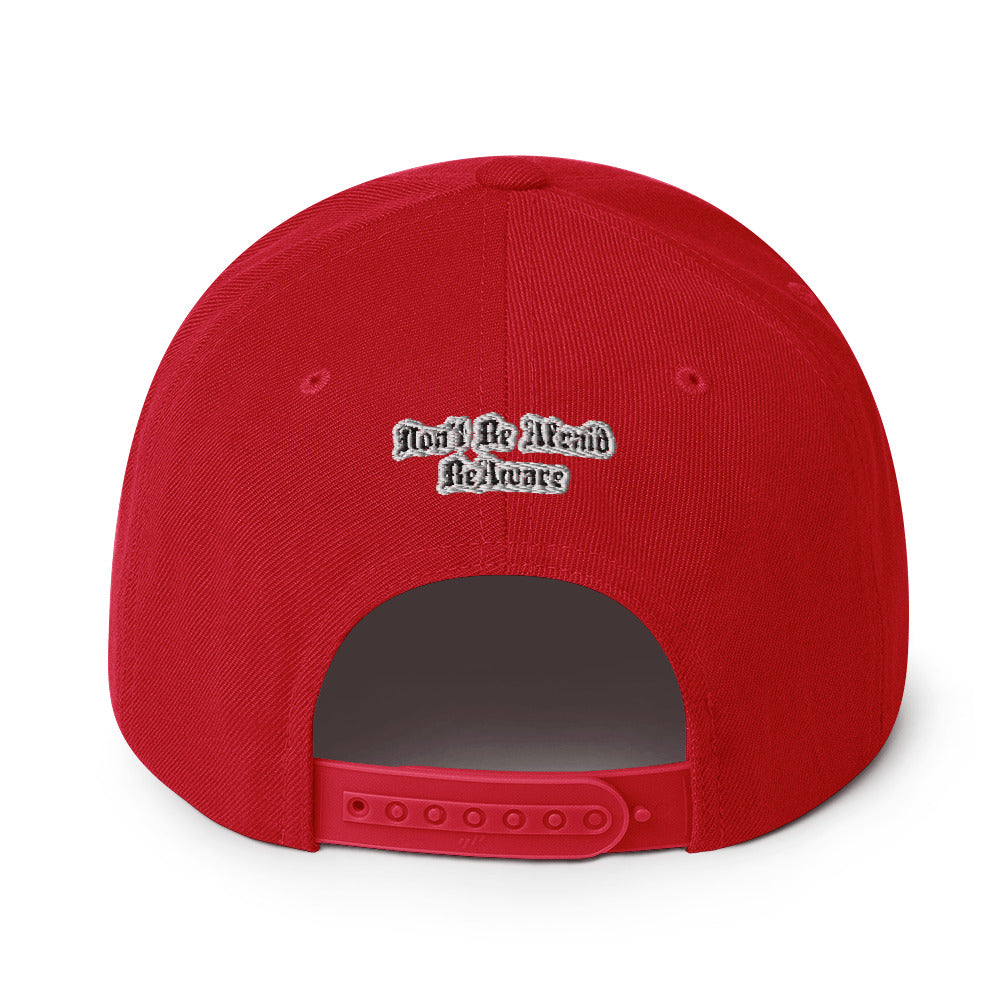 Sigil Of Aeon Red Snapback Hat