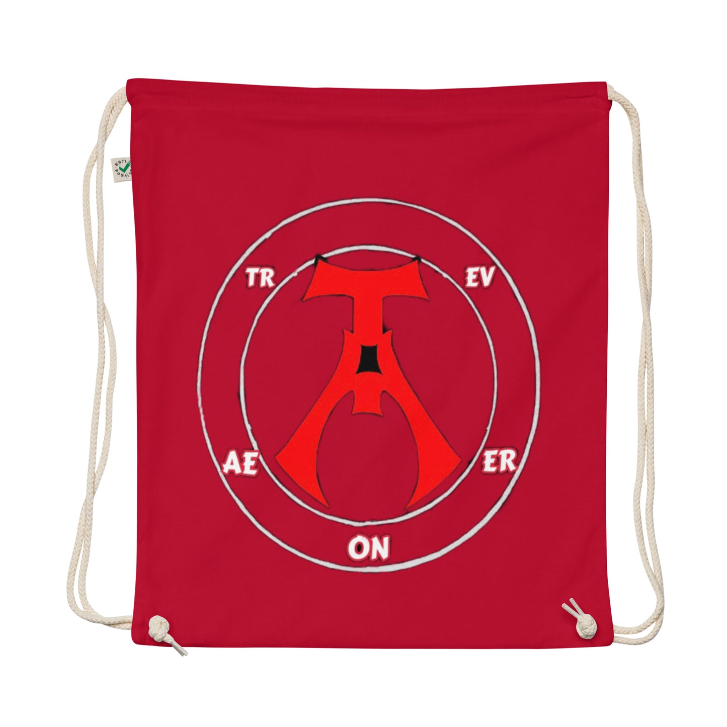 Sigil Of Aeon organic cotton drawstring bag