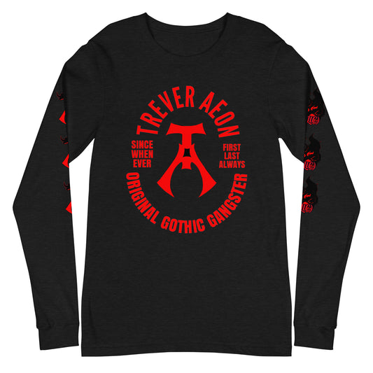 Unisex Long Sleeve Original Gothic Gangster Tee
