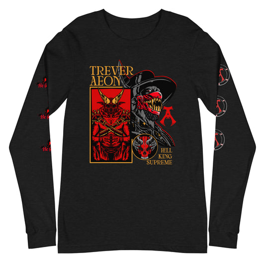 Of The Dead Designs Hell King Supreme Long Sleeve