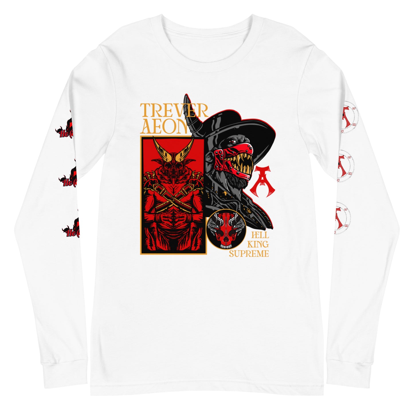 Of The Dead Designs Hell King Supreme Long Sleeve