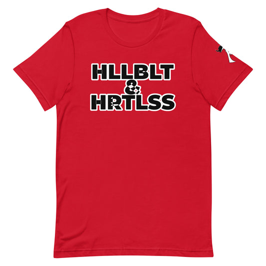 HLLBLT & HRTLSS RED t-shirt