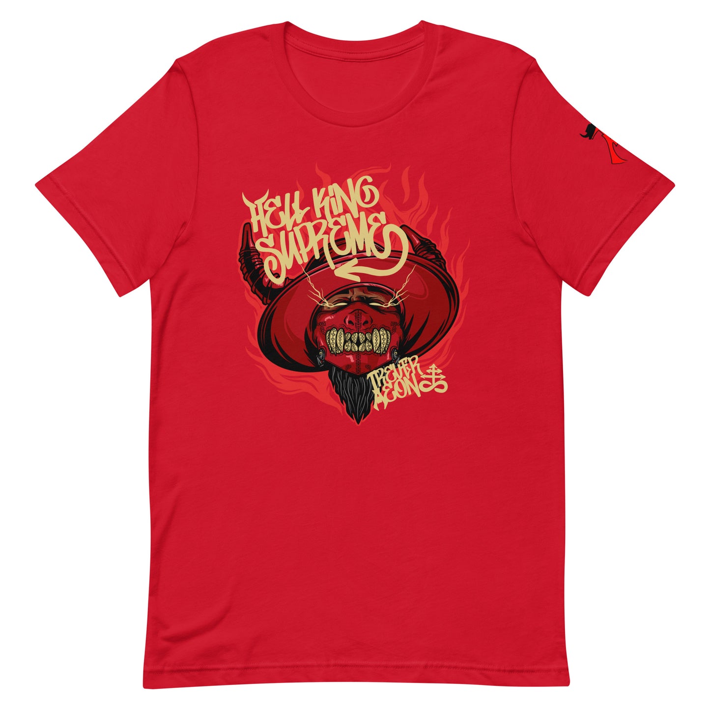 OfTheDead Designs Hell King Supreme RED Tee No2