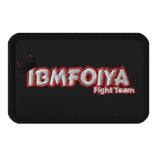 IBMFOIYA Fight Team Embroidered patch